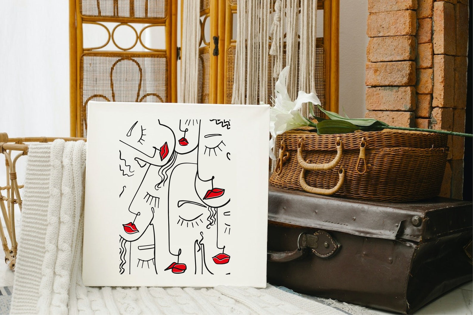 Abstract Face Svg Abstract Female Face Svg Line Art Svg Etsy