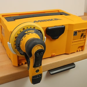 Holder for eccentric sander 150 mm wall mount/Systainer suitable for Mirka, Festool, Bosch MFT, Metabo SXE