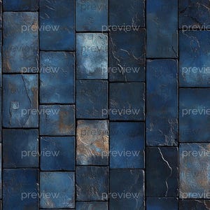 Dollhouse 1:12 Scale Ceramic Tiles x 8 A4 Printable Sheets - Navy Blue, Forest Green, Rustic Floor and Wall Patterns, Seamless Tile Design