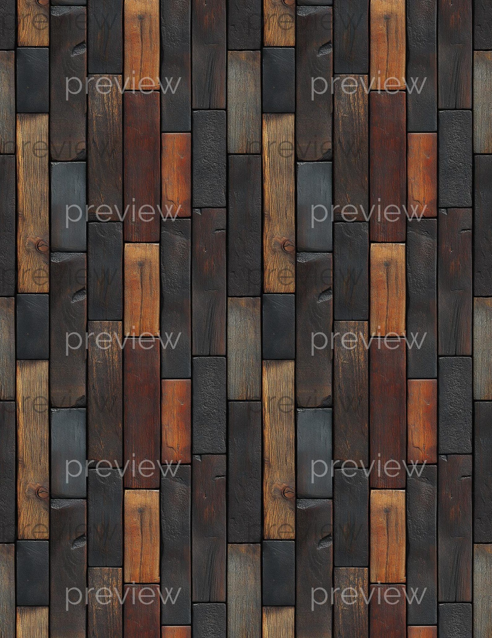Dollhouse Miniature Wood Flooring Printable, 112 Scale Rustic Barnwood
