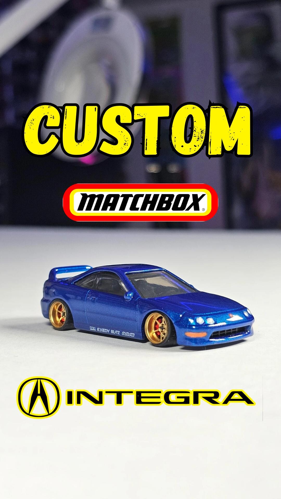 Matchbox Acura Integra DC1 Custom - Etsy