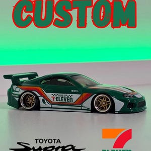 Custom Hotwheels 7-Eleven Toyota Supra