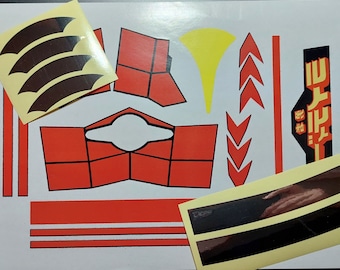 Kit d’Autocollants / Stickers pour Raydeen Shogun – Restauration Jouet Vintage – Shogun Warrior