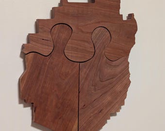 Deska do sera Adirondack wisząca z litego drewna wiśniowego - prototyp Zobacz opis