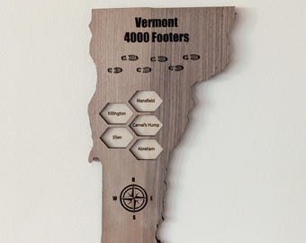 Vermont 4000 Footers - Hiking Challenge Tracker