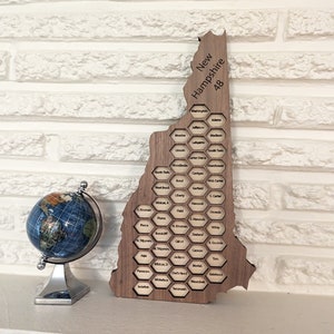 NH 48 4K Footers Challenge Tracker: Hiking Peak Display Map