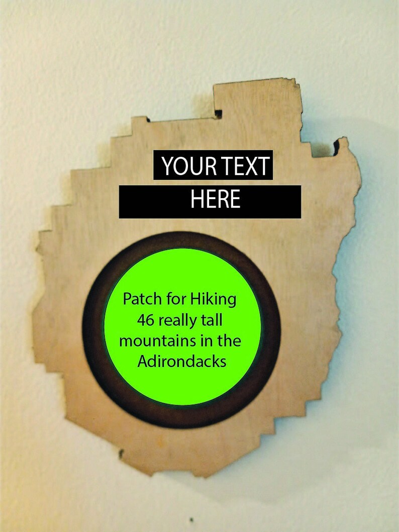 Customizable Adirondack Park Patch Frame Display Your Patch - Etsy