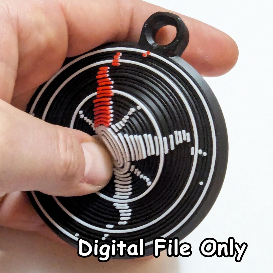 Fidget Compass Compass STL Fidget / Keychain / Puzzle for 3D Printing - Etsy