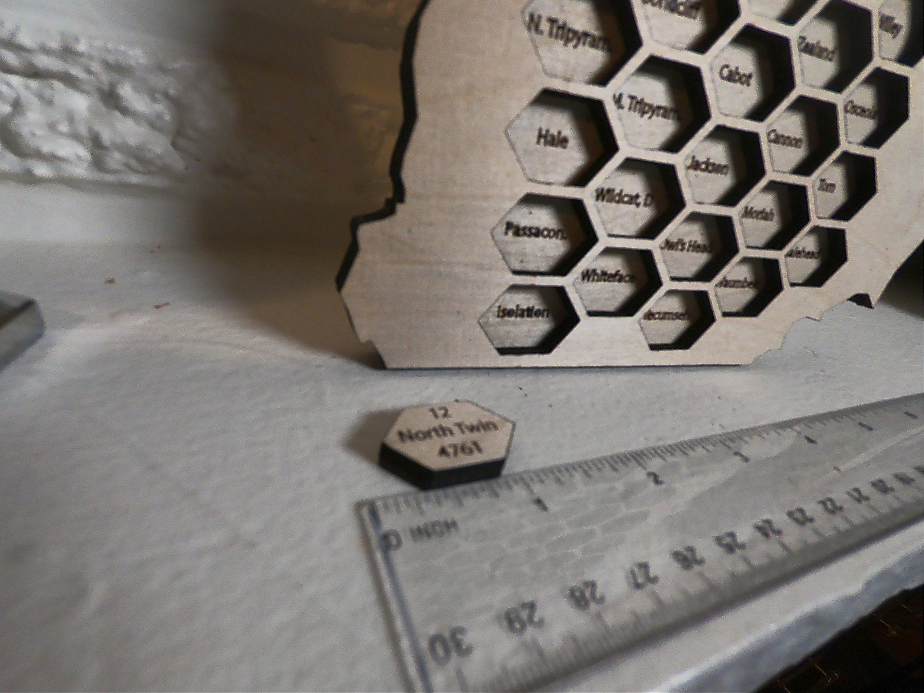 New Hampshire 48 4K Footers Challenge Tracker Display Peak Bagging Map