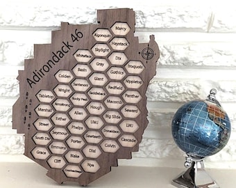 Adirondack 46 High Peaks Challenge Tracker: Wyświetlacz przygód pieszych