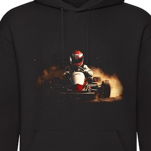 Go Kart Racing Hoodie - Grafisches Kart Sweatshirt Hoody - Go Kart