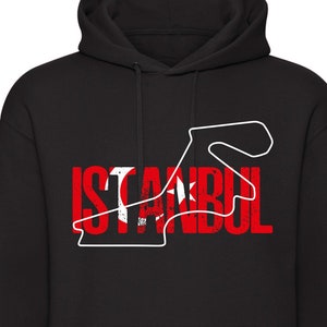 Istanboel circuit circuit Formule 1 hoodie/hoody/sweater