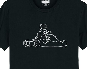 Karting Lineart T-Shirt - Lineart Motorsport Kart Shirt