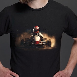 Go Kart Racing T-Shirt - Graphic Racing Shirt