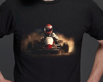 Go Kart Racing T-Shirt - Graphic Racing Shirt