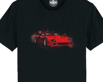 Ferrari F40 T-Shirt - Graphic Supercar Shirt