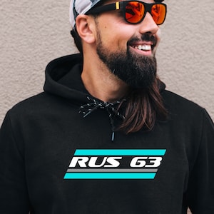 George Russell F1 Moletom com capuz