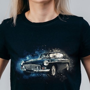 Classic MG T-Shirt - Graphic Iconic Car Shirt - MGB GT