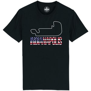 Formule 1-T-shirt Indianapolis Circuit Circuit