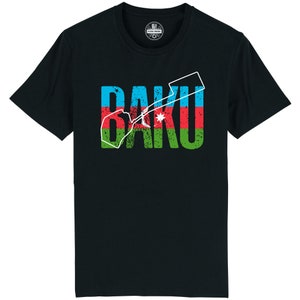 Baku Circuit Track Formula One T-shirt