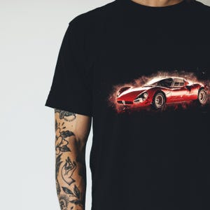 Alfa Romeo 33 Stradale T-Shirt - Graphic Supercar Shirt