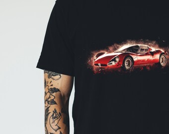 Alfa Romeo 33 Stradale T-Shirt - Graphic Supercar Shirt