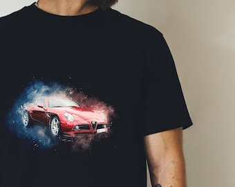 Alfa Romeo 8C Competizione T-Shirt - Graphic Car Shirt