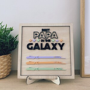 Star Wars frame, Father's Day, best dad, Father's Day gift, dad gift, Mother's Day, mom gift