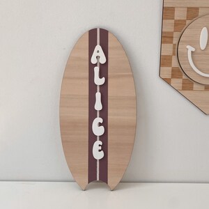 Planche de surf personnalisée 3D, décoration chambre enfant, décoration surf