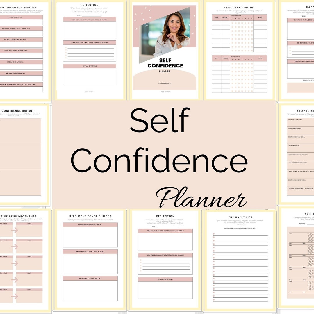 Self Confidence Planner, Self Confidence Quotes, Journal Prompts, Best ...