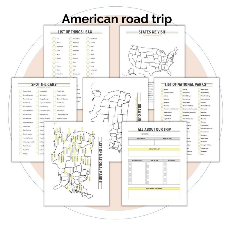 Trip Planner Road Trip Planner Printable Trip Planner Travel Planner Trip Planner Road Trip Planner Printable Trip Planner Travel Planner