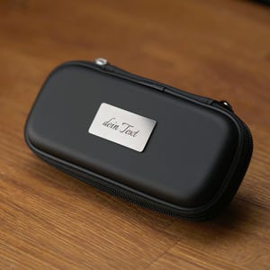 Dart Case Darttasche mit Personalisierung / Gravur auf Edelstahl / Geschenk für Dartspieler / Tasche Dartpfeile mit Namen