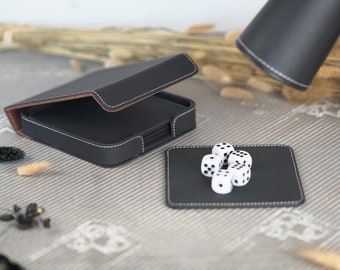 Dice mat set dice bowl dice set mat dice cup beer mat set