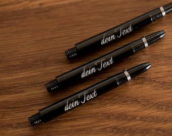 Personalized dart shafts with engraving | Custom dart shafts | Dart gift | Dart accessories | Gift for dart players (steel darts / soft darts)