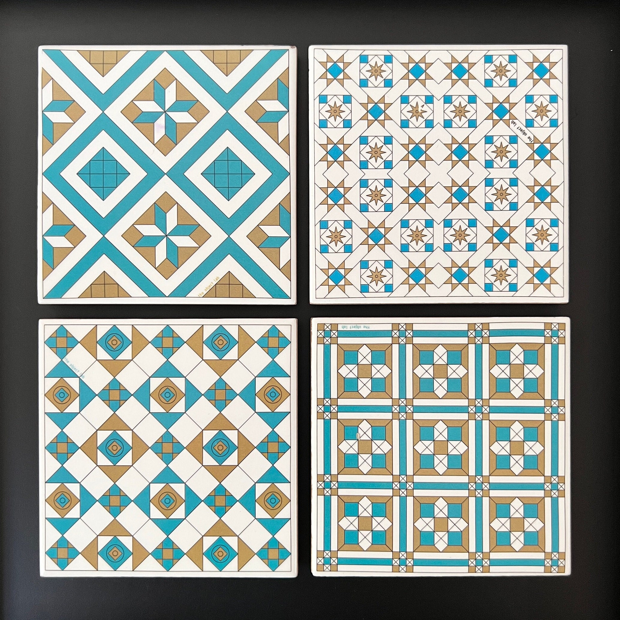 Colonial Corridors - Ceramic Coasters (Set of 4)