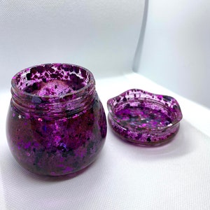 Customizable Resin Jar With Screw On Lid