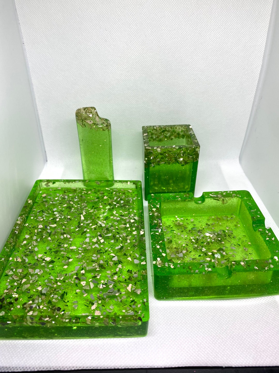 Customizable Resin Rolling Tray Set Rolling Tray Lighter Etsy