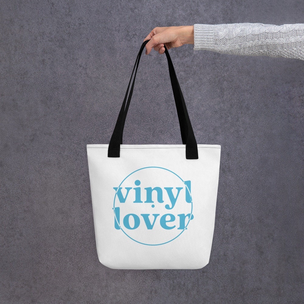 Vinyl/ Record Tote Bag 'vinyl Lover' Christmas Music 