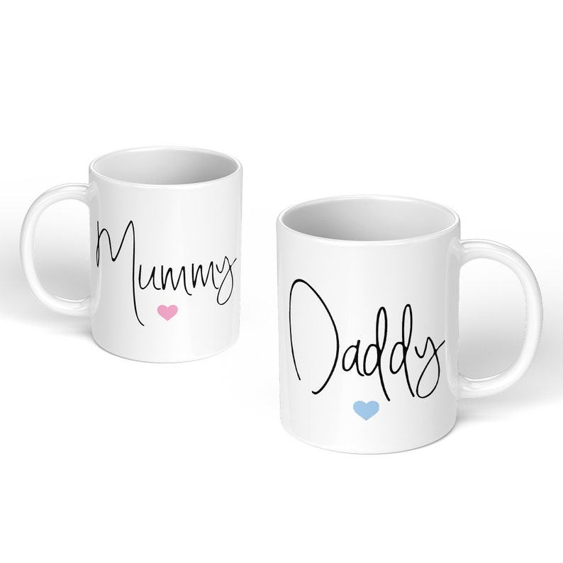 Coffee Mug With Set of 2 for Mummy and Daddy for Anniversary or