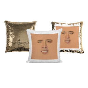 Etsy nicolas cage pillow hot sale