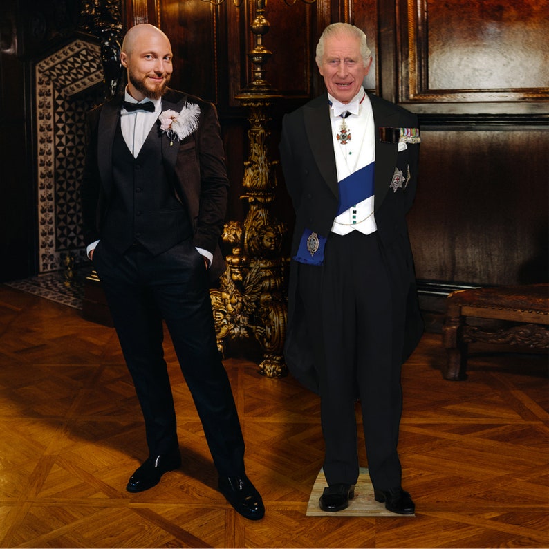King Charles Cardboard Cutout Lifesize King Charles III Etsy