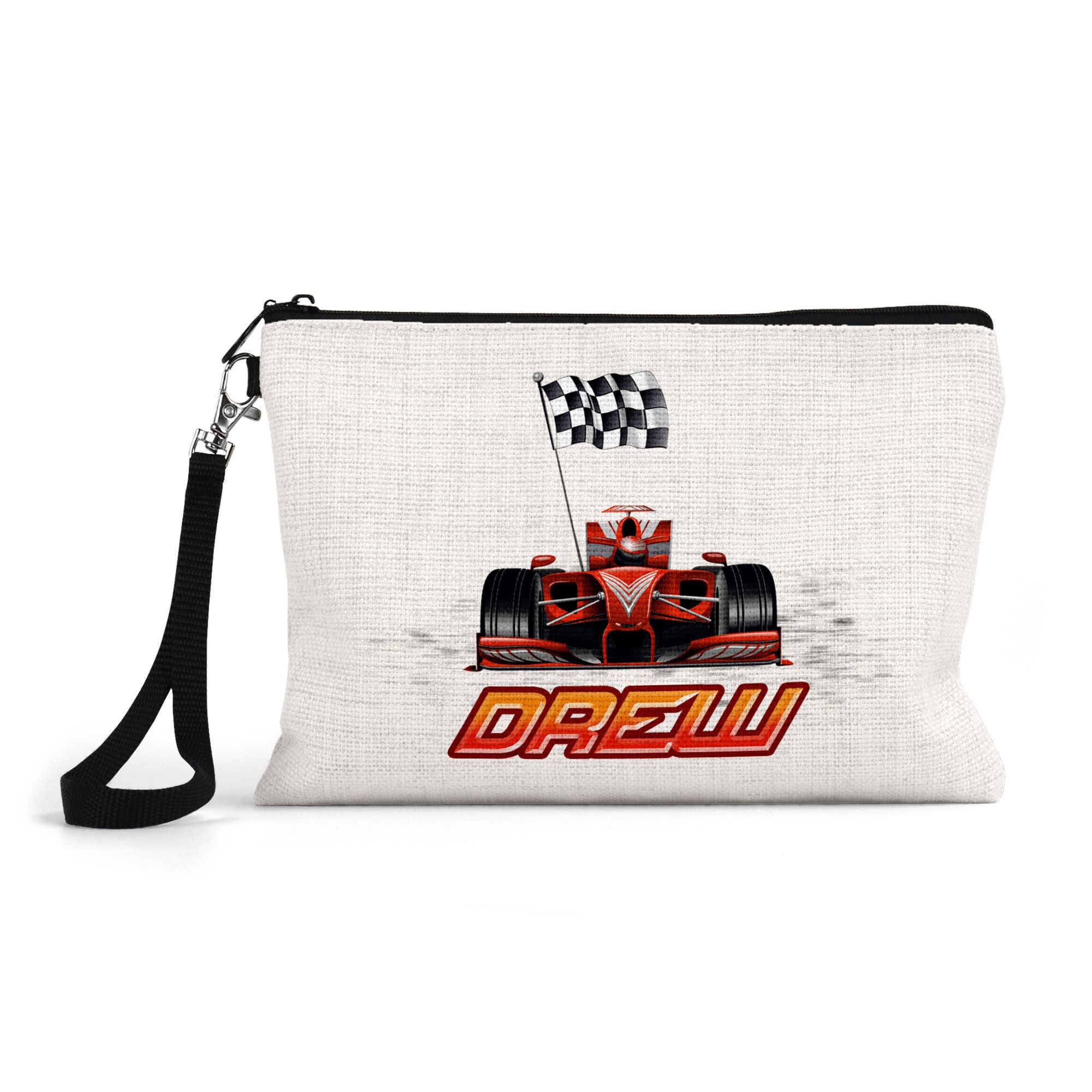 Personalised Pencil Case.. Boys Fast Racing Car..boy Racer back to  School.. Christmas Bag Gift Birthday Stocking Filler 