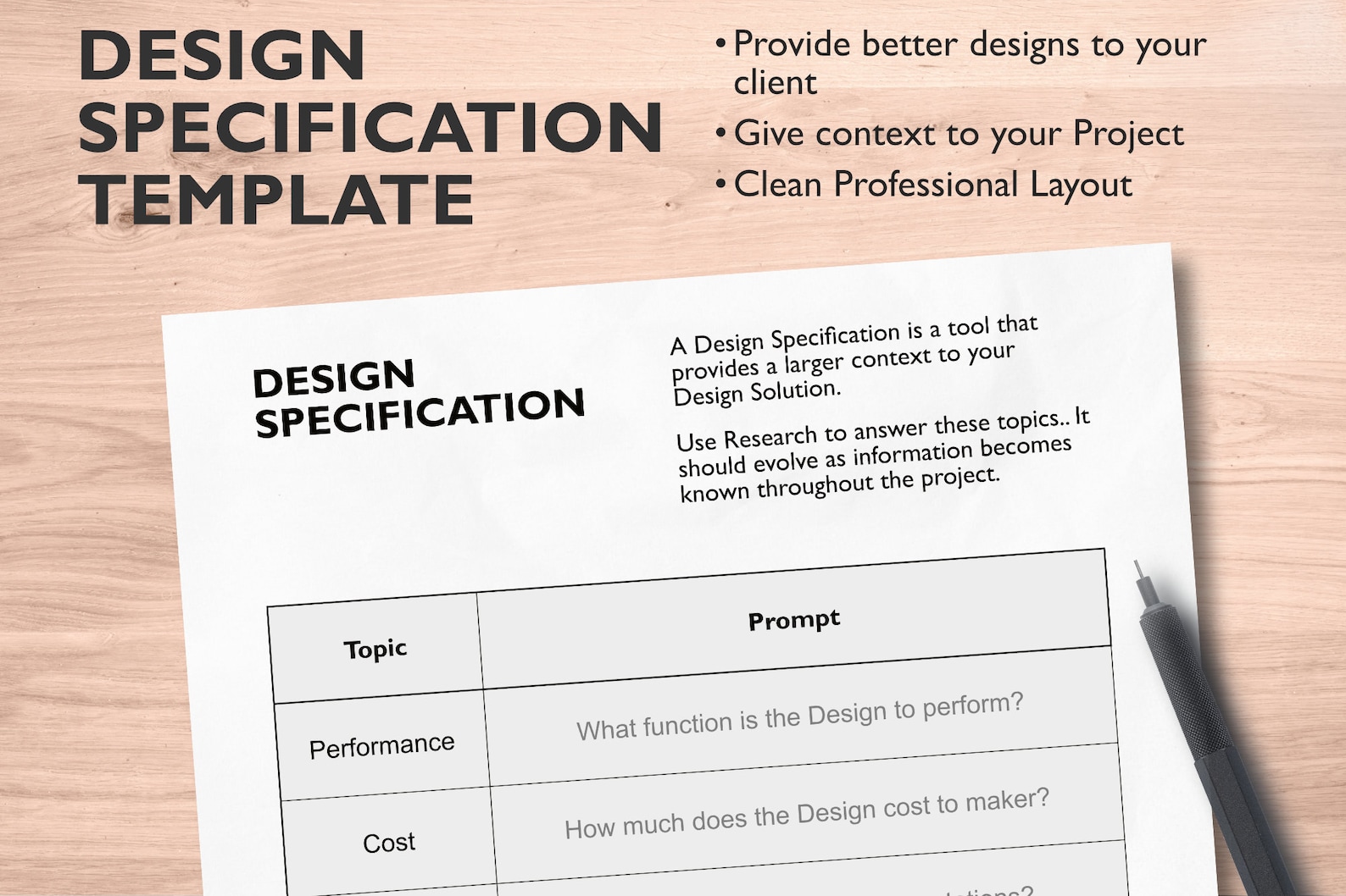 DESIGN SPECIFICATION Template PDS Engineering Design Specification DESIGN SPECIFICATION Template PDS Engineering Design Specification