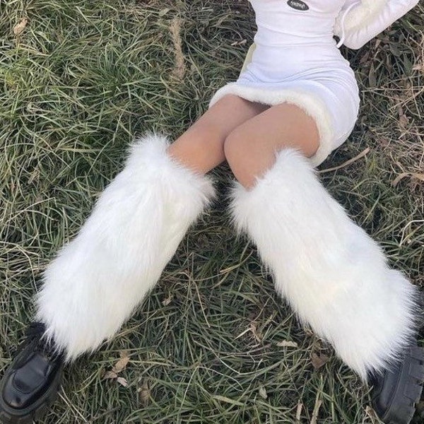 Fur Leg Warmers Etsy