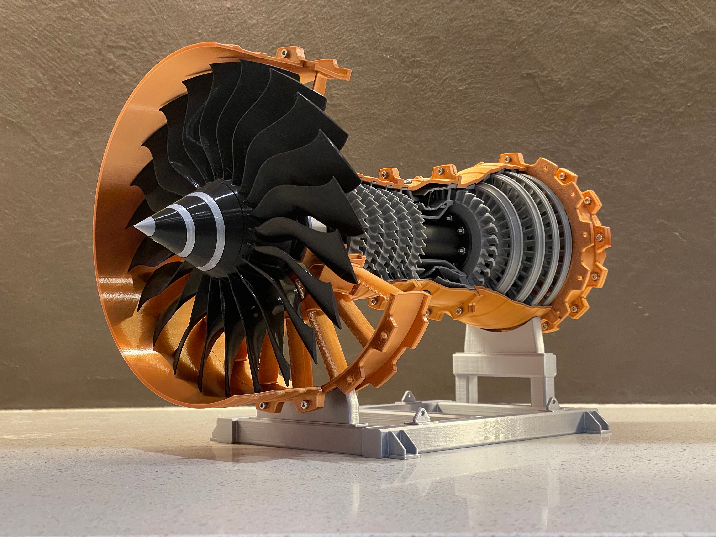 Jet engine desk model on sale