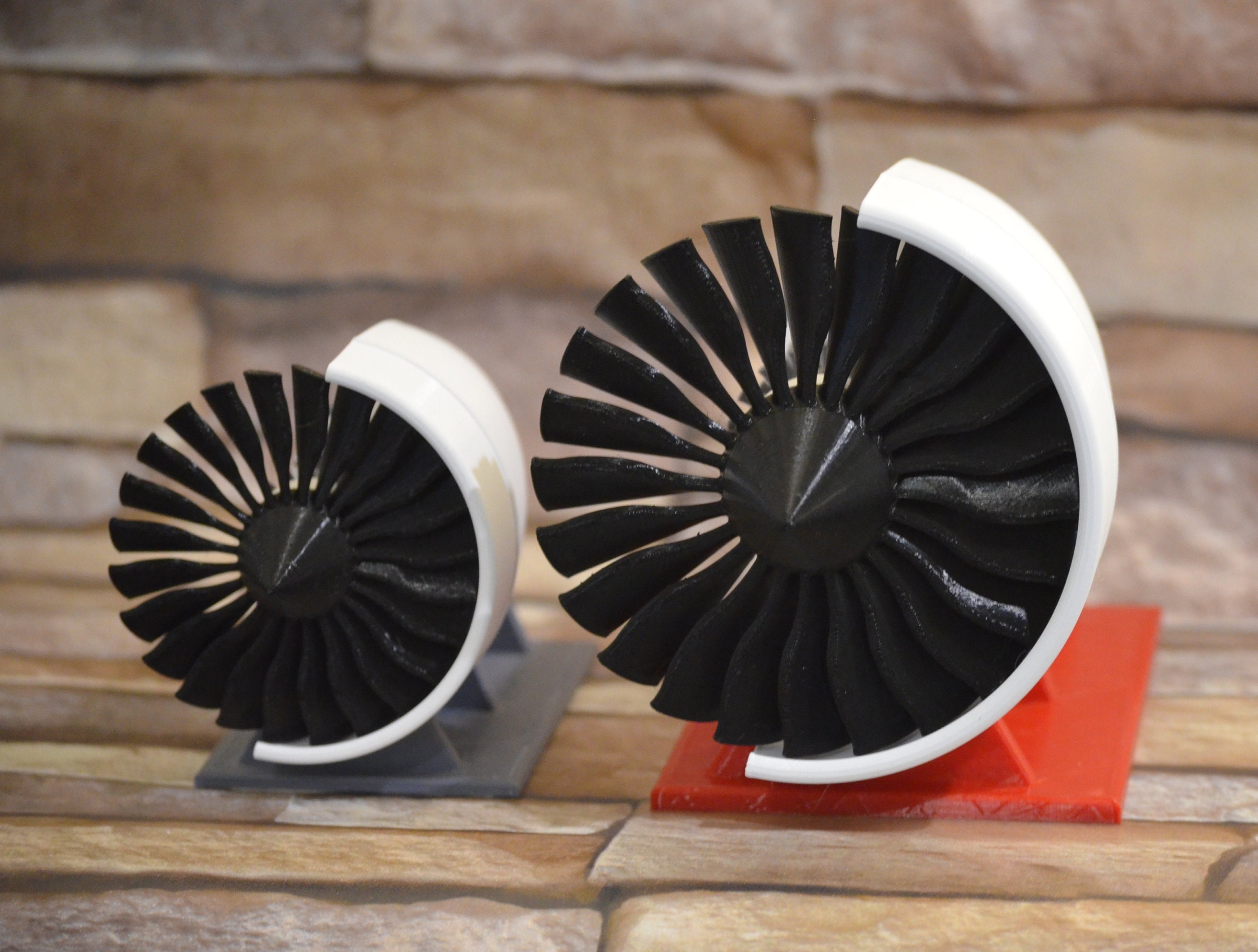 Spinning GE Jet Aircraft Engine 3D Printed Gift Office Etsy Australia