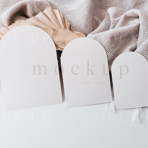 Arch wedding invitation set mockup, Wedding set mockup, Arch wedding suite mockup, Arch invite mockup, boho wedding mockup, psd | Jpeg 0018