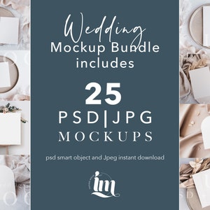 Paquete de maquetas de boda / Paquete de 25 maquetas / Maqueta de boda / 25 maquetas minimalistas / Maquetas de invitación / Paquete de maquetas de invitación 0010