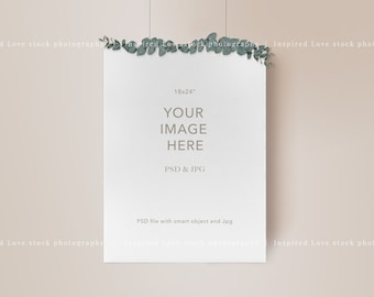Minimalist Wedding Seating Chart Mockup, Wedding Sign Mockup, Hanging Chart Mockup, simple Wedding sign Mockup, Baby Shower Mockup, Mockup