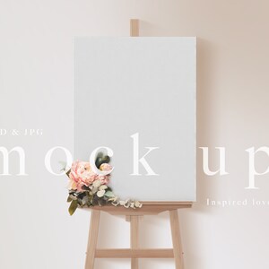 Mockup di tabella dei posti a sedere per matrimoni, Mockup di segno di matrimonio, Mockup di tabella di posti a sedere, Mockup di segno bar per matrimoni, Mockup di segno di baby shower, Mockup semplice